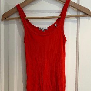Orange-red Vince tank top XS